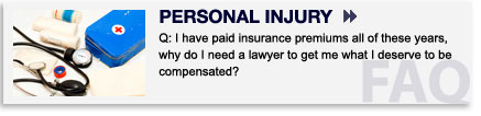 FAQ - Personal Injury Questions